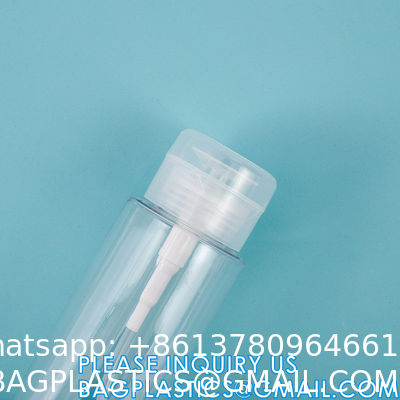 Nail Polish Remover Bottle, Pump Alcohol Dispenser, Makeup Acetone Containers, skincare packaging sets