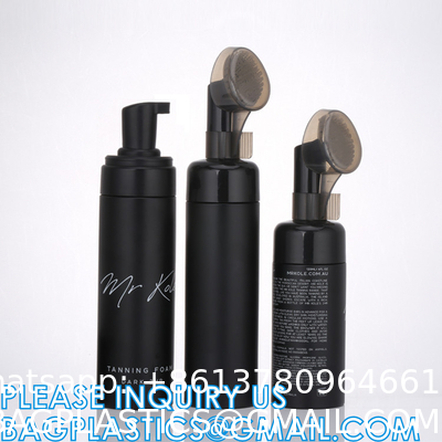 Fast Delivery Cosmetic Packaging 30ml 50ml 100ml 150ml Plastic Pet Foam Mousse Bottle With Liquid Soap Pump