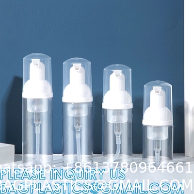 Foaming Dispenser Bottle, Travel Spray Bottle Container Cosmetics Bottle Transparent Dry Powder Spray Bottle