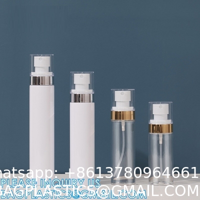 Foaming Dispenser Bottle, Travel Spray Bottle Container Cosmetics Bottle Transparent Dry Powder Spray Bottle