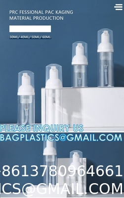 Foaming Dispenser Bottle, Travel Spray Bottle Container Cosmetics Bottle Transparent Dry Powder Spray Bottle