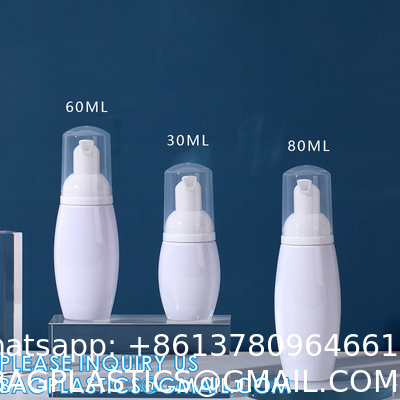 Foaming Dispenser Bottle, Travel Spray Bottle Container Cosmetics Bottle Transparent Dry Powder Spray Bottle