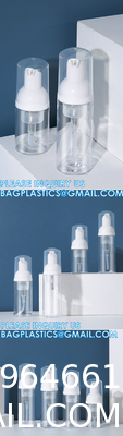 Foaming Dispenser Bottle, Travel Spray Bottle Container Cosmetics Bottle Transparent Dry Powder Spray Bottle