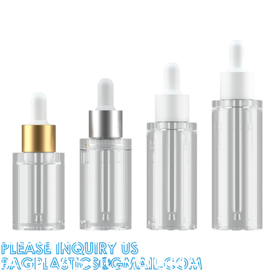 Glass Dropper Plastic Serum Bottle Essence 20ml 30ml 50ml, Tincture Bottles, Essential Oils, Travel Storage