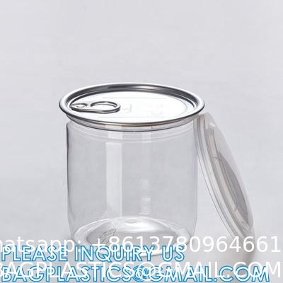 Plastic Tin Cans, For Crafts, Decorating, Baby/Wedding Shower Decor, Quart Size Clear Plastic Paint Cans