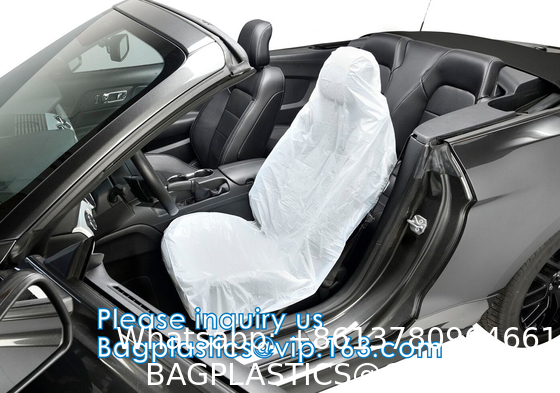 Disposable Seat Covers, Car Universal Plastic Seat Covers for Airplane Seats, Salon Chairs, Restaurant Seats