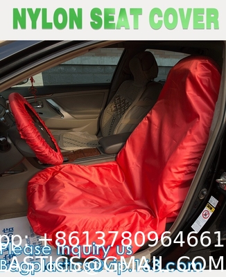 Polyester Durable Nylon Van Vehicle Waterproof Car Seat Cover Protector, Front Seat Cover for Universal Car Seat