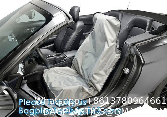 Polyester Durable Nylon Van Vehicle Waterproof Car Seat Cover Protector, Front Seat Cover for Universal Car Seat