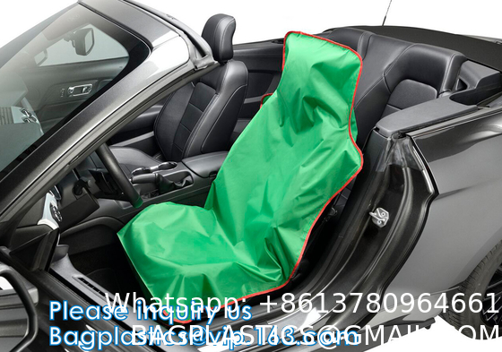 Polyester Durable Nylon Van Vehicle Waterproof Car Seat Cover Protector, Front Seat Cover for Universal Car Seat