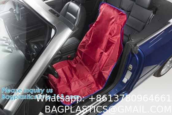 Polyester Durable Nylon Van Vehicle Waterproof Car Seat Cover Protector, Front Seat Cover for Universal Car Seat