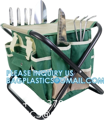 Garden Tools Set 10 Pieces, Gardening Hand Tools And Essentials Kit Include Weeder Rake Shovel Trowel And More