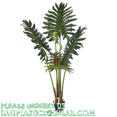 Faux Plant Artificial Plant Split-Leaf Philodendron, Monstera Deliciosa, Fake Indoor Plant, Excellent Gift