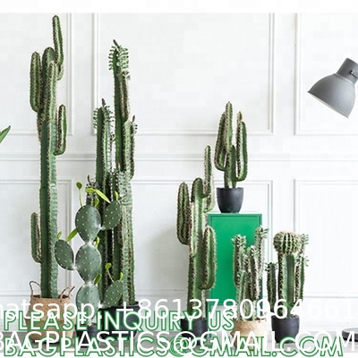 Artificial Succulent Plants - Realistic Artificial Flowering Cactus, Fake Succulent Plant Decor for Home Office