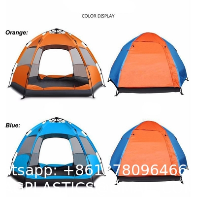 Beach Tent Sun Shelter - Portable Sun Shade Instant Tent for Beach Carrying Bag, Stakes, 6 Sand Pockets, Anti UV