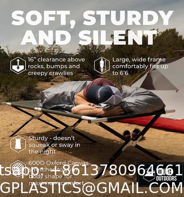 Folding Camping Cot, Portable Foldable ornaments Cot, Canvas Sleeping Bed, Outdoor Comfortable Lightweight Camp Bed