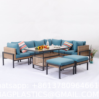 Outdoor Patio Furniture Sets Patio Set Rattan Chair Wicker Sofa Conversation Set Patio Chair Backyard Lawn