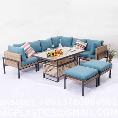 Outdoor Patio Furniture Sets Patio Set Rattan Chair Wicker Sofa Conversation Set Patio Chair Backyard Lawn
