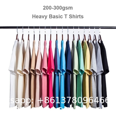 Polyester Cotton 180gsm Quick Dry Unisex T-shirt Men's Short Sleeve Solid Pullover Crewneck Sports Election Promotion