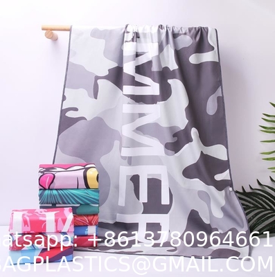 Custom Logo Beach Towel Personalized Photo Design Text Name Beach Towel for Kids Men Women Sand Free Quick Dry Bath