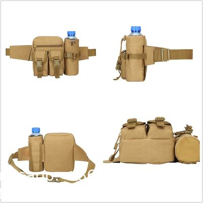 Tactical Waist Bag ornaments Fanny Pack, Utility Belt With Water Bottle Holder, Suitable For Hiking Mountaineeri