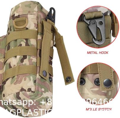 Tactical Molle Water Pouch, Tactical Bottle Holder ornaments Water Bottle Bag Hydration Carrier H20 Pouch Kettle Pouch