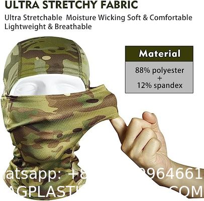 Outdoor Camouflage Tactical Mask Scarf ornaments Camo Face Mask Bandana Balaclava Hood Headwear Men Women Tactical