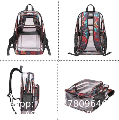 Clear Backpack Heavy Duty Kids Backpacks for Boys Clear Bookbag Stadium Approved Transparent Bags