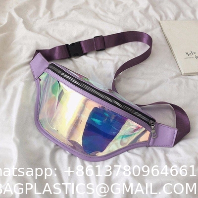 Fashion Laser Waist Bag Transparent All-Match Bag New Waist Bag Ins Women'S Messenger Bag Sports Bag