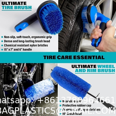 Car Cleaning Tools Kit, Car Detailing Kit, Car Detailing Brush Set with Carry Bag, Auto Drill Brush Car Wash Kit