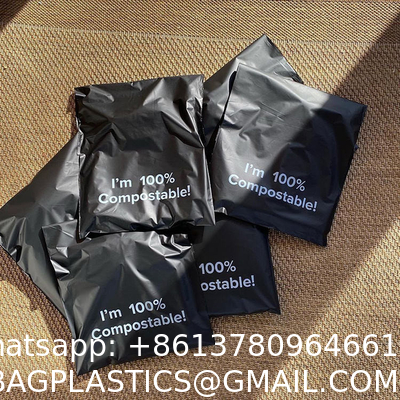 Factory Direct Eco Friendly Sustainable Corn Starch Custom Compostable Biodegradable Poly Mailer Bags For C