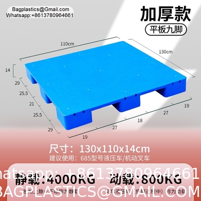 Factory Heavy Duty Grid Tianzi Forklift Logistics Warehouse Moisture Proof Plastic Pallet Recycled Black Plastic Pallet Black Color For Export Disposable Cheap Plastic Pallet Light Duty