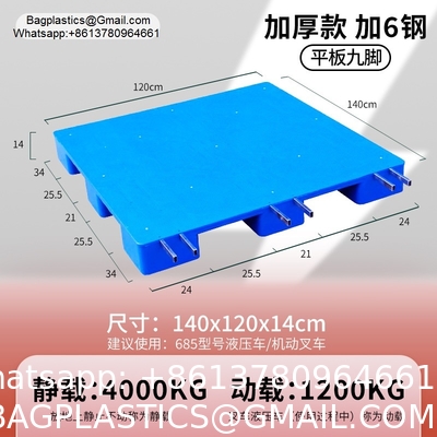 Factory Heavy Duty Grid Tianzi Forklift Logistics Warehouse Moisture Proof Plastic Pallet Recycled Black Plastic Pallet Black Color For Export Disposable Cheap Plastic Pallet Light Duty
