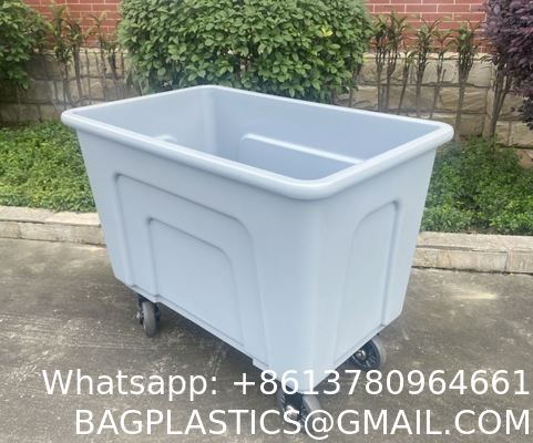 Bathroom, Hotel Trolley, Apartment, Hospital, School, Laundry Storage, Laundry Trolley Housekeeping Cart Plastic Laundry Cart Linen Trolley Bulk Laundry Truck Basket