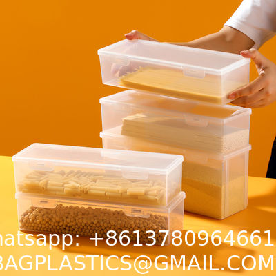 Sustainable Household Simple Large-Capacity Translucent Sticky Note Flip Storage Box Square Card Accessories Stationery Desktop Storage Box With Lid