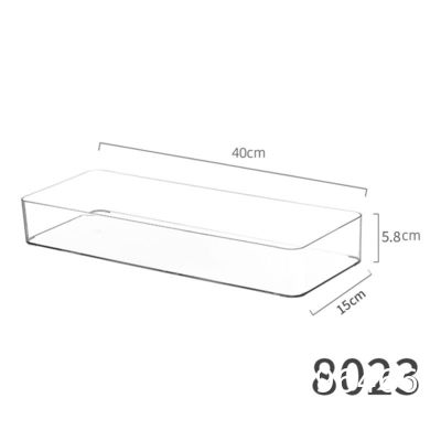 Stackable Refrigerator Organizer Bins Clear Kitchen Organizer Container Bins With Handles Plastic Bags For Pantry, Cabinets, Shelves, Drawer, Freezer - Food Safe