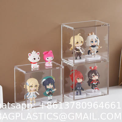 Find Similar Icon Clear Acrylic Display Case For Collectibles Self Assembly Acrylic Display Box Action Figure Protective Case Dustproof Protection