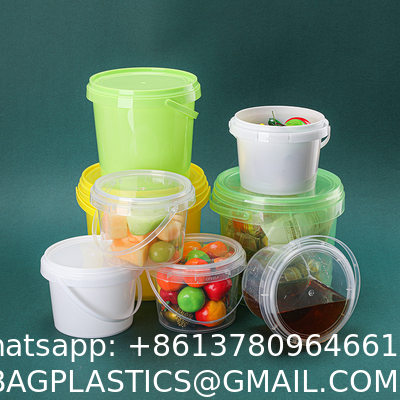 Plastic Deli Containers With Lids Ice Cream Containers Buckets Square Food Storage Containers Freezer Safe For Kitchen Party Drinks Snacks Fruits Desserts