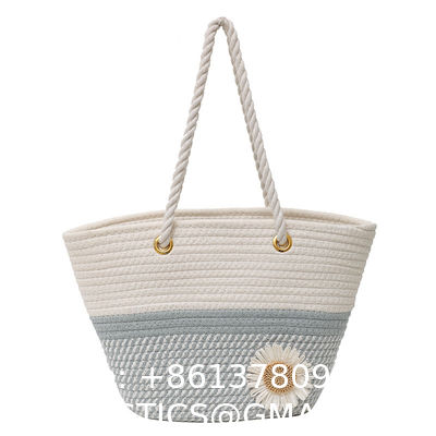 Crochet Raffia Knot Handbags Summer Beach Straw Knot Bag Fashion Summer High Quality Ladies Crochet Raffia Straw Beach Bag Tote Bag Striped Big Hand Bags