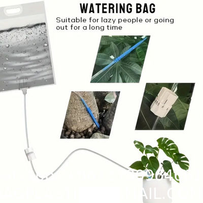 Extra Large 6500ML Drip Irrigation Bag Adjustable Flow, Self Automatic Watering System For Outdoor Gardening Plants And Flowers