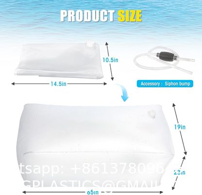 Water Storage Bladder, 100 Gallon Heavy Duty Food-Grade Plastic Bag, For Emergency Water Bank, Ideal For Bathtub Water Storage, Camping, Gardening And Agricultural Irrigation.