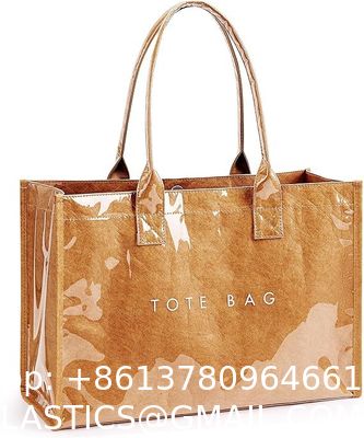 waterproof fashionable Customized Printed Dupont Paper Bag With Zipper Can Be Washed And Torn Not Break The Handbag Shoulder Crossbody Bag