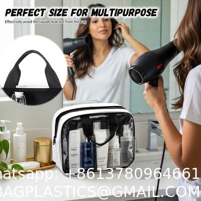 Travel Toiletry Bag for Women, Makeup Bag& Cases, Waterproof Makeup Organizer, Large Capacity Outdoor Travel Toiletries And Cosmetics Bag Three Piece Set Customization Convenient Storage Bag