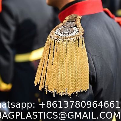 Blazer Epaulet/Kpop Fringed/Tassel Metal Punk Shoulder Epaulette/Dpikes Brooch Retro Crown Geometric Metal Medal And Metal Tassel Link Chain Epaulet Shoulder For Men Women Uniform Accessory
