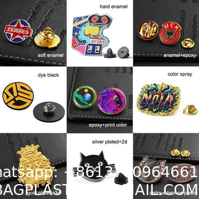 Customized School Badges Magnetic Stainless Steel UV Printed Cartoon Copper Aluminum Baked Varnish Plastic Metal Crafts Metal Pin Corporate School Feats Honor Emblem Badge Zinc Alloy Metal Badge