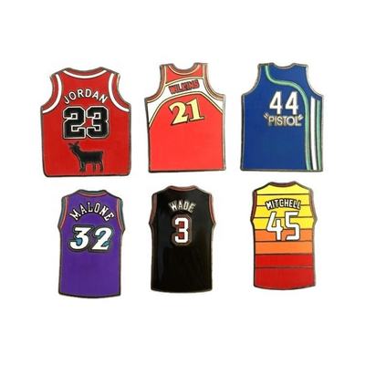 Manufacturer Custom Fashion Pins Metal Logo Badges Brooch Hard Soft Enamel Pins Lapel Pins For Clothes Decorative Hard Enamel Badge Fashion Jersey Decorative Lapel Pins for Clothes