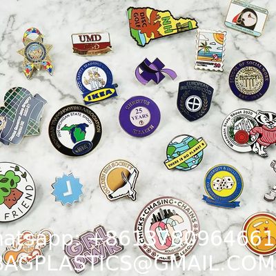 Manufacturer Custom Fashion Pins Metal Logo Badges Brooch Hard Soft Enamel Pins Lapel Pins For Clothes Decorative Hard Enamel Badge Fashion Jersey Decorative Lapel Pins for Clothes