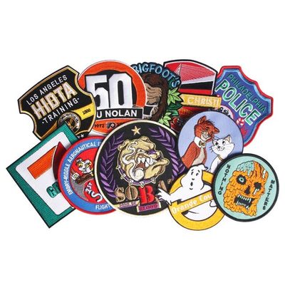 Garment Accessories, Tactical Morale Patch Bundle, Full Embroidery Loop And Hook Patches Set For Caps, Bags, Backpacks, Vest, ornaments Uniforms,Tactical Gears