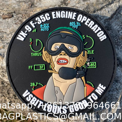 Tactical Patch, Morale Patch, EMT Patch, Funny Patches, Rubber Patches Manufacturer Custom Soft Rubber Embossed Patch Hook And Loop PVC Patches For Clothing