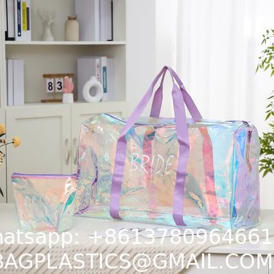 Large Moving Bags With Zipper And Handles Foldable Storage Duffle Bags Heavy Duty Extra Large Totes For College Dorm Travel Clothes Blankets Bedding Moving (Iridescent)