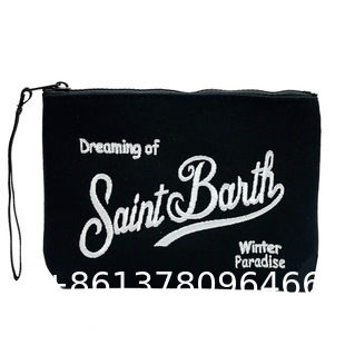 Wholesale Custom Logo Straw Clutch Makeup Bag With Zipper Durable Logo Pattern Flat Bag For Outdoor Activities Evening Clutch Bags for Women